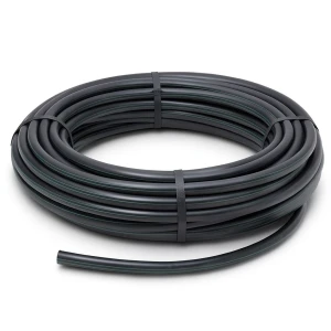 لفة أنابيب HDPE ضغط 9.8 بار PE 63 قطر خارجي 16 مم SDR 9 لون أسود