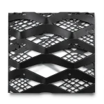 Hot Rolled Black Steel Expanded Metal Mesh Thickness 3.8 mm Width 1.22 meter Length 5 meter