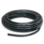 HDPE Plastic Coil Pipe Nominal Pressure 9.8 Bar PE 63 OD 25 mm SDR 9 Black