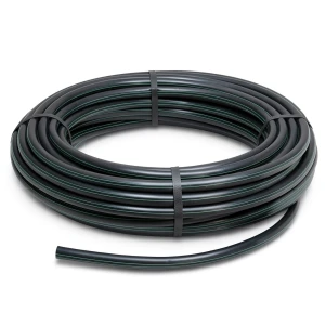 HDPE Plastic Coil Pipe Nominal Pressure 9.8 Bar PE 63 OD 25 mm SDR 9 Black