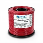 Stranded Copper Electric Wire, 25mm Size, 450/750V, PVC Insulation, Red Color | Jeddah Cables