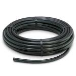 HDPE Polyethylene Plastic Coil Pipe Nominal Pressure 9.8 Bar PE 63 Size 75 mm SDR 9 Black