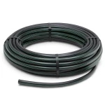 HDPE Polyethylene Plastic Coil Pipe 9.8 Bar Pressure PE 63 Outer Diameter 140 mm SDR 9 Black