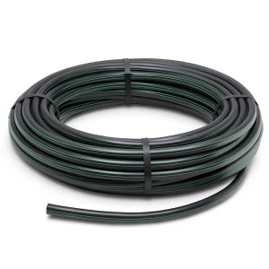 HDPE Polyethylene Plastic Coil Pipe 9.8 Bar Pressure PE 63 Outer Diameter 140 mm SDR 9 Black