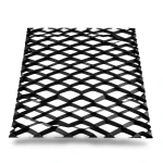 Hot Rolled Black Steel Expanded Metal Mesh Thickness 3.8 mm Width 1.22 m Length 1 m
