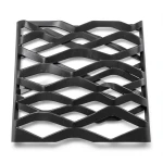 Hot Rolled Black Steel Expanded Metal Mesh Thickness 3.8 mm Width 1.22 m Length 3 m
