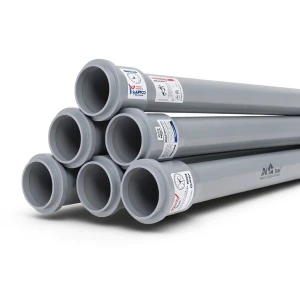 UPVC Pipes PN 4 Bar Size 140 mm Thickness 2.8 mm Gray Color | SAPPCO