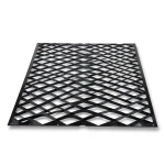 Hot Rolled Black Steel Expanded Metal Mesh Thickness 3.8 mm Width 1.22 meter Length 5 meter
