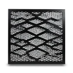 Hot Rolled Black Steel Expanded Metal Mesh Thickness 3.8 mm Width 1.22 m Length 6 m