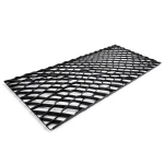 Hot Rolled Black Steel Expanded Metal Mesh Thickness 3.8 mm Width 1.22 m Length 7 m