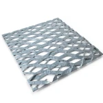 Galvanized Steel Expanded Metal Mesh Thickness 5.8 mm Width 1.22 m Length 1 m