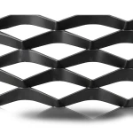 Hot Rolled Black Steel Expanded Metal Mesh Thickness 4.8 mm Width 1.22 m Length 2 m