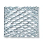 Galvanized Steel Expanded Metal Mesh Thickness 5.8 mm Width 1.22 M Length 2 M