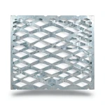 Galvanized Steel Expanded Metal Mesh Thickness 4.8 mm Width 1.22 M Length 1 M