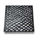 Hot Rolled Black Steel Expanded Metal Mesh Thickness 3.8 mm Width 1.22 m Length 1 m