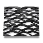 Hot Rolled Black Steel Expanded Metal Mesh Thickness 3.8 mm Width 1.22 m Length 2 m