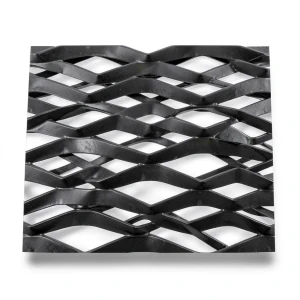 Hot Rolled Black Steel Expanded Metal Mesh Thickness 3.8 mm Width 1.22 m Length 2 m