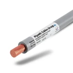 سلك كهرباء نحاس مجدول عزل PVC، مقاس 25mm، 450/750 فولت، لون رمادي | مجموعة كابلات الرياض