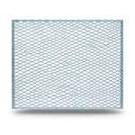 Galvanized Steel Expanded Metal Mesh Thickness 5.8 mm Width 1.22 m Length 1 m