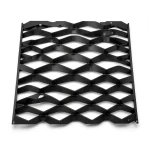 Hot Rolled Black Steel Expanded Metal Mesh Thickness 4.8 mm Width 1.22 m Length 1 m