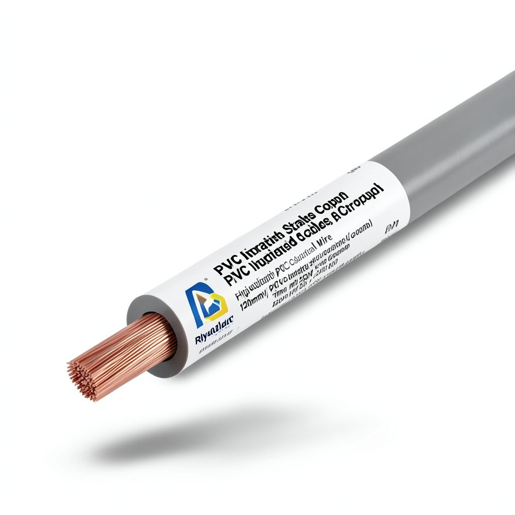PVC Insulated Stranded Copper Electrical Wire 120mm, 450/750V, Gray | Riyadh Cables Group