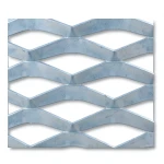 Galvanized Steel Expanded Metal Mesh Thickness 4.8 mm Width 1.22 m Length 6 m