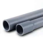 UPVC Pipes NPF Brand For Electrical Systems  EPC 80  Size 1 inch Thickness 4.55 mm Gray Colour
