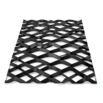 Hot Rolled Black Steel Expanded Metal Mesh Thickness 4.8 mm Width 1.22 m Length 3 m