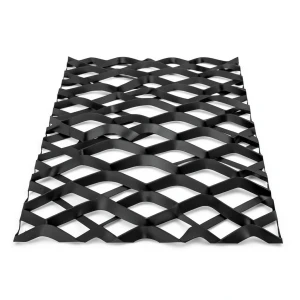 Hot Rolled Black Steel Expanded Metal Mesh Thickness 4.8 mm Width 1.22 m Length 3 m