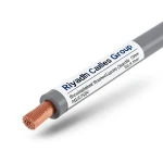 سلك مجدول نحاس معزول PVC، مقاس 10mm، 450/750 فولت، لون رمادي | مجموعة كابلات الرياض