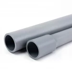 مواسير UPVC للتمديدات الكهربائية الوطني  EPC 80  مقاس 2 إنش سمك 5.54 مم لون رمادي