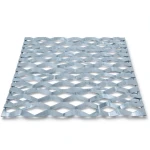 Galvanized Steel Expanded Metal Mesh Thickness 5.8 mm Width 1.22 M Length 2 M