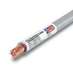 سلك كهرباء نحاس مجدول عزل PVC، مقاس 25mm، 450/750 فولت، لون رمادي | مجموعة كابلات الرياض