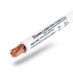 سلك مجدول 16 ملي 450/750 فولت موصل نحاس عزل PVC لون أبيض | مجموعة كابلات الرياض