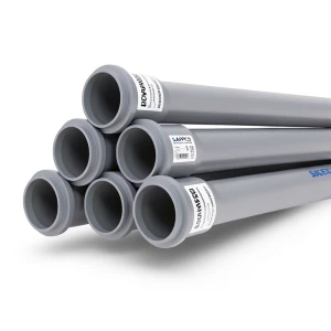UPVC Pipes PN 4 Bar Size 400 mm Thickness 7.9 mm Gray Color | SAPPCO