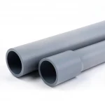 مواسير UPVC للتمديدات الكهربائية الوطني  EPC 80  مقاس 6 إنش سمك 10.97 مم لون رمادي