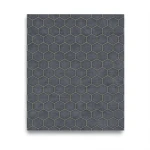 Italian Geometric Wall Covering 10m x 0.73m Dark Gray, Model 45125