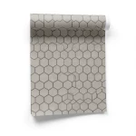 Geometric Wall Decoration 10m x 0.73m Light Brown