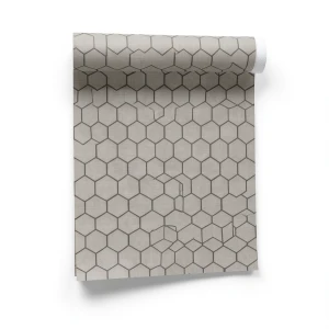 Geometric Wall Decoration 10m x 0.73m Light Brown