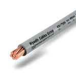 سلك كهرباء نحاس معزول PVC، مقاس 185 mm، 450/750 V، لون رمادي | مجموعة كابلات الرياض