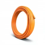 لفة أنابيب HDPE المنى ضغط 10 بار [PE 100] قطر خارجي 16 مم سمك 3 مم لون برتقالي  