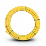 لفة أنابيب بلاستيك HDPE المنى ضغط 8 بار [PE 80] قطر خارجي 25 مم سمك 3 مم لون أصفر  