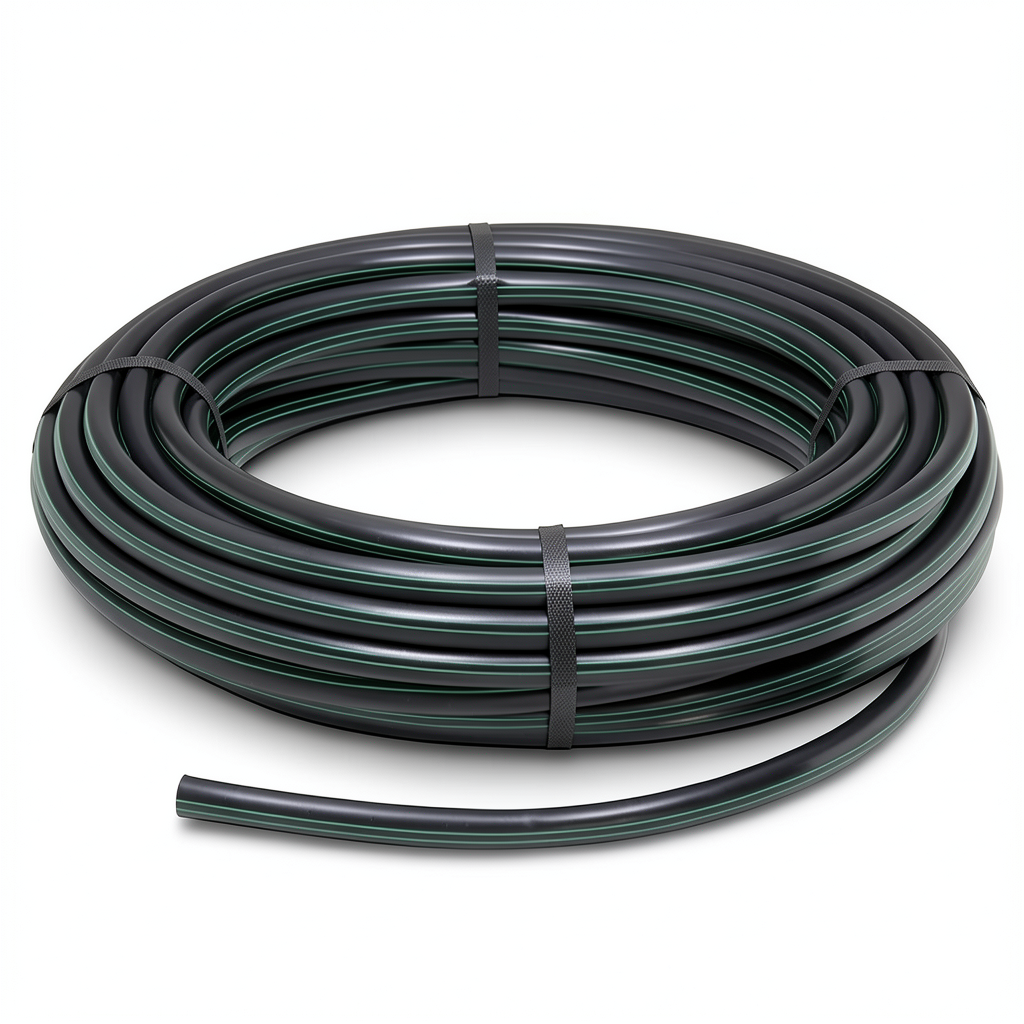 HDPE Coil Pipe Pressure 3.9 Bar PE 63 Size 50 mm SDR 21 Black