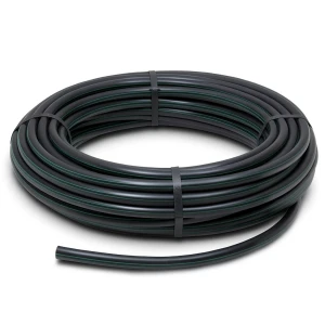 لفة أنابيب HDPE ضغط 3.9 بار PE 63 قطر خارجي 110 مم SDR 21 لون أسود