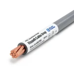 سلك كهرباء نحاس مجدول عزل PVC، مقاس 25mm، 450/750 فولت، لون رمادي | مجموعة كابلات الرياض