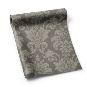Classic Wallpaper Length 10m, Width 0.73m, Dark Beige Color, Model 305004