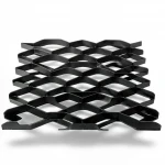 Hot Rolled (Black) Steel Expanded Metal Mesh  [Mazyoon] Thickness 6 mm Width 2.44  meter Length 4 meter | Bait Al Tatawor Company