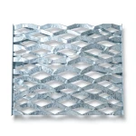 Galvanized Steel Expanded Metal Mesh Thickness 5.8 mm Width 1.22 m Length 5 m