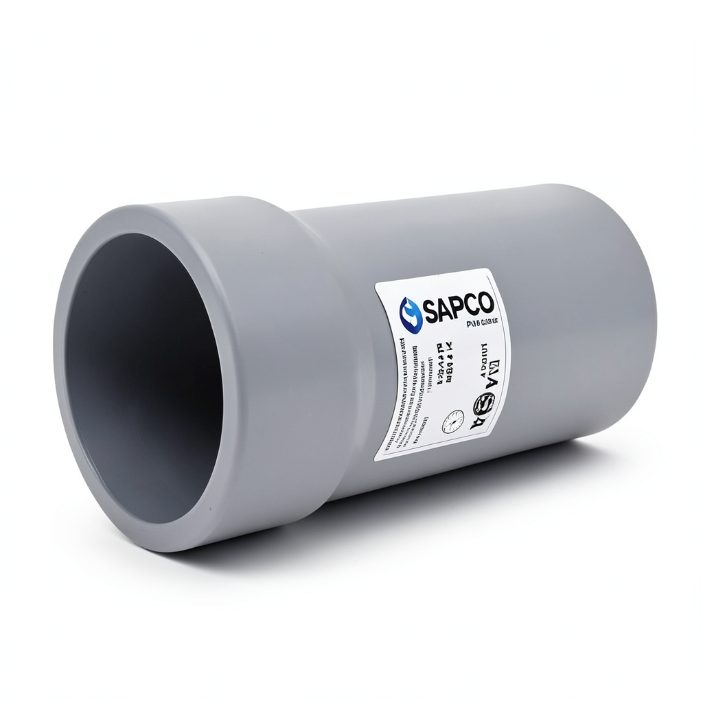 UPVC Pipes PN 4 Bar Size 450 mm Thickness 8.9 mm Gray Color | SAPPCO
