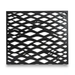 Hot Rolled Black Steel Expanded Metal Mesh Thickness 4.8 mm Width 1.22 m Length 4 m